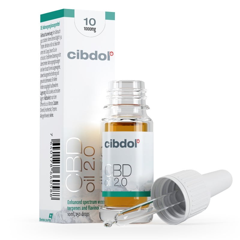 Olio di CBD 10% di Cibdol - Olio di CBD di alta qualità con una concentrazione del 10%. Sperimenta la potenza del CBD con il nostro olio di qualità di Cibdol.