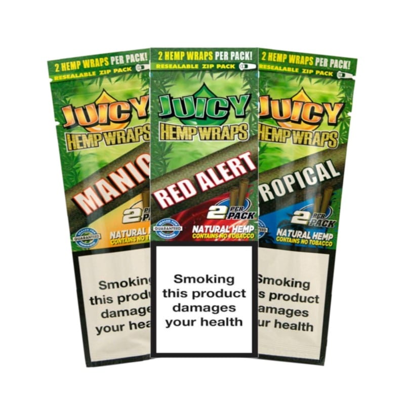 Hemp Wraps di Juicy: Goditi le tue erbe con stile con questi naturali wraps di canapa. Un'opzione gustosa ed ecologica per migliorare la tua esperienza di fumo.