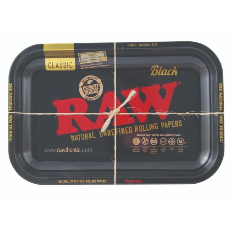 RAW Vassoio per Rollare Nero: Un vassoio per rollare elegante e pratico di RAW per rollare in modo organizzato e goderti il momento.