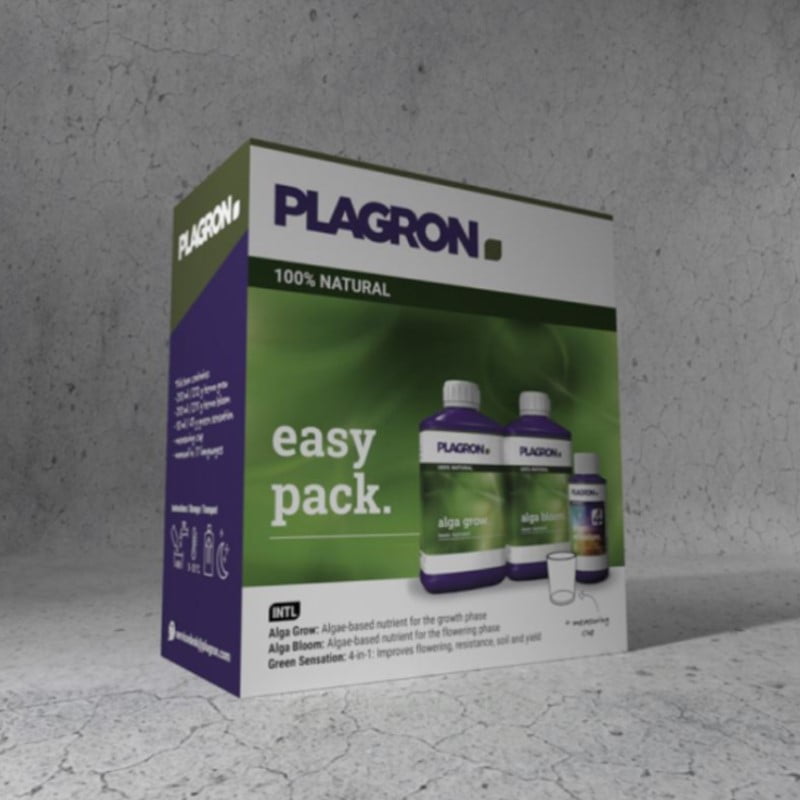 Easy Pack Natural di Plagron: Un set completo e naturale di nutrienti per piante sane e fiorenti.