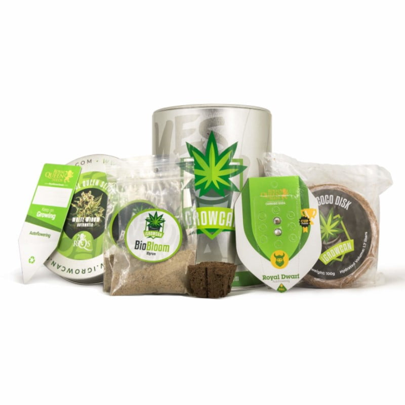 iGrowCan Kit di Coltivazione - Inizia la tua avventura di coltivazione di successo con il kit di coltivazione iGrowCan per la casa. Facile, efficiente e adatto per una pianta di cannabis autofiorente.