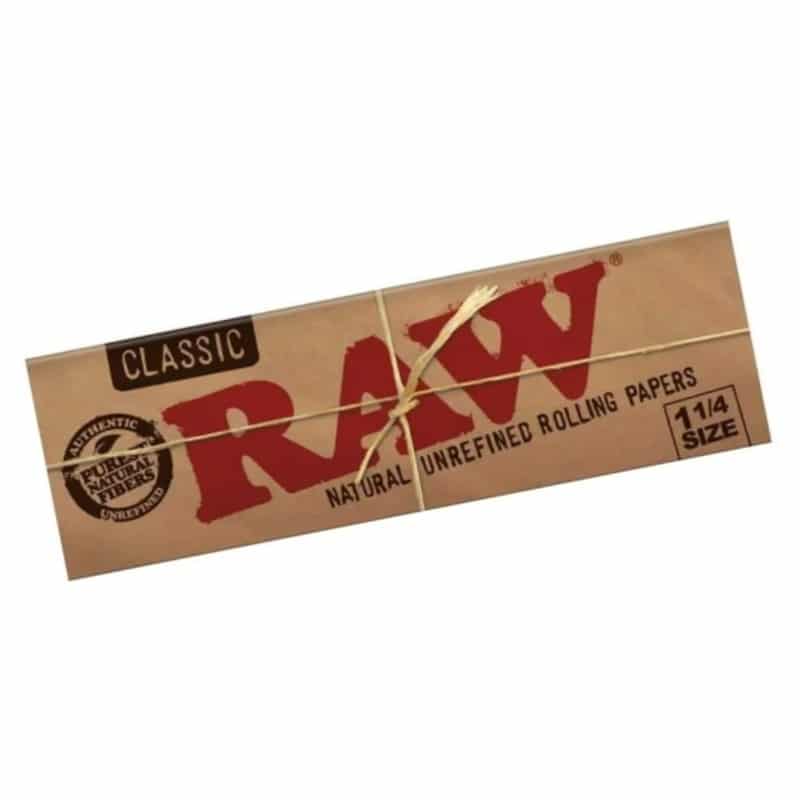 1 1/4 Cartine di RAW: Cartine di alta qualità e non sbiancate per un'esperienza di fumo pura e naturale.