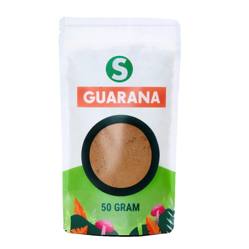 Polvere di Guaranà di SmokingHotXL con un contenuto di 50 grammi