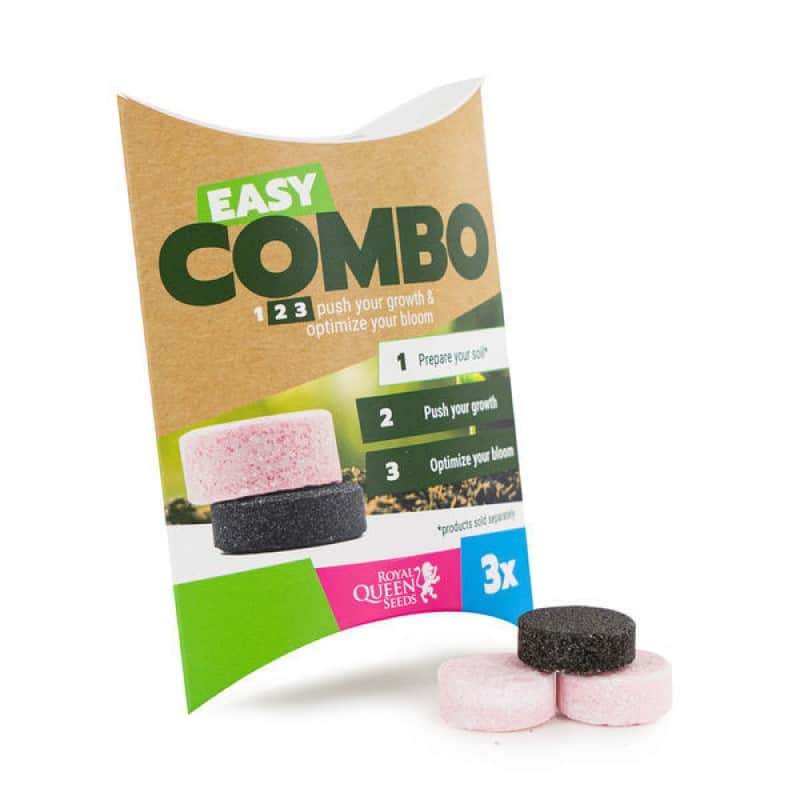 Easy Combo Booster Pack di Royal Queen Seeds - Una comoda combinazione di booster per una crescita ottimale della cannabis. Scopri i vantaggi dell'Easy Combo Booster Pack.