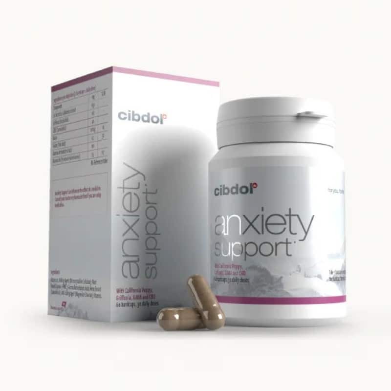 Cibdol Anxiety Support - Supporto naturale per ansia e stress. Scopri i benefici delle capsule Anxiety Support di Cibdol.