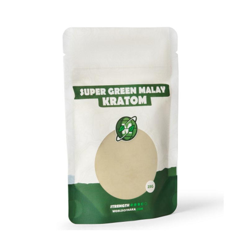 Green Malay Kratom di Maka, una variante premium di Kratom con una reputazione per le sue proprietà energetiche e stimolanti. Scopri la qualità rinvigorente del Green Malay, accuratamente selezionato da Maka per un'esperienza naturale e potente.