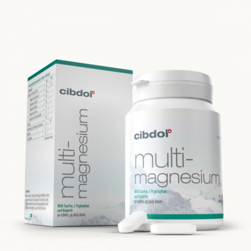 Integratore Multi Magnesium di Cibdol - Supporta la tua salute con il Multi Magnesium Supplement di Cibdol. Scopri i benefici del magnesio per il benessere.